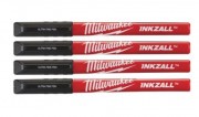 Lot de 4 feutres noirs indelebiles 
